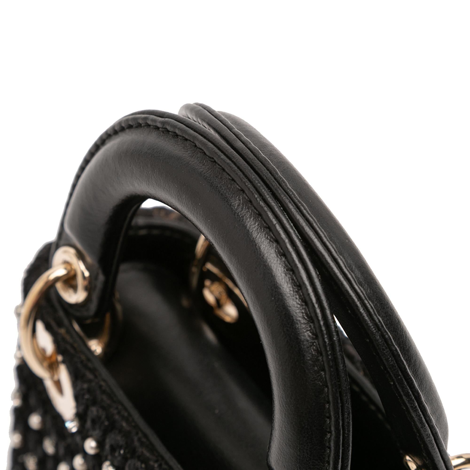 Dior Micro Satin Crystal Embellished Lady Dior