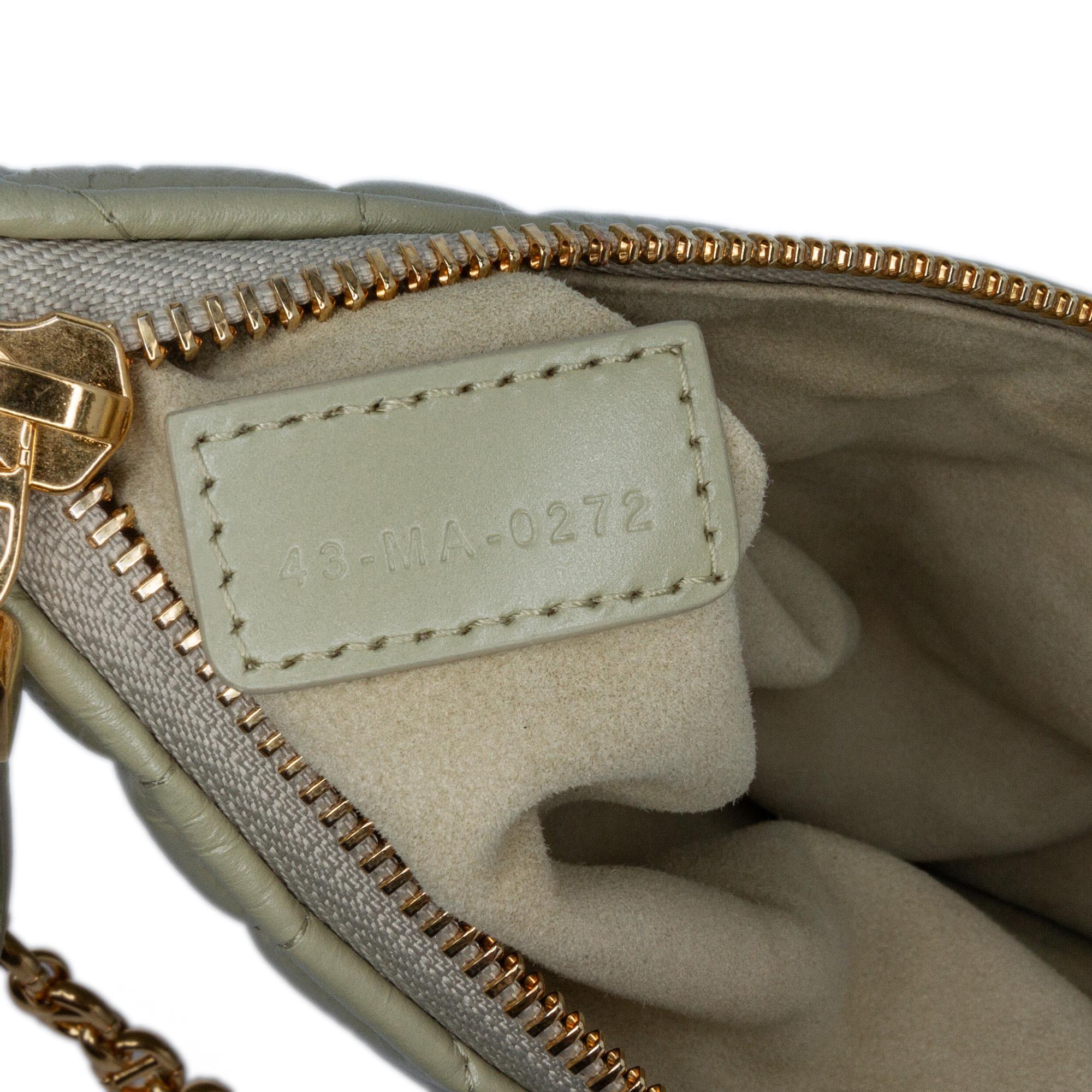 Dior Mini Calfskin Macrocannage Dior Caro Tulip Bag