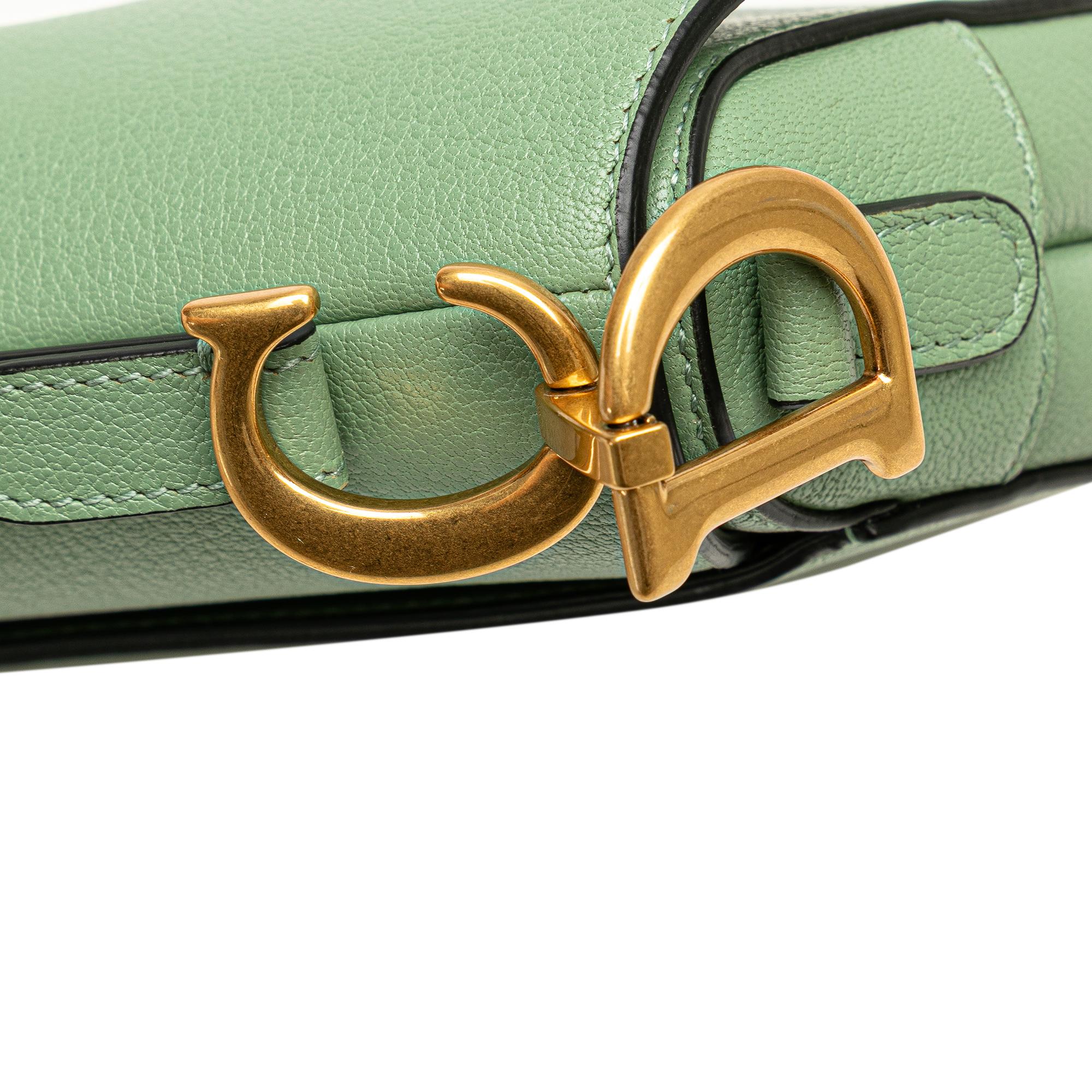 Dior Mini Calfskin Saddle Bag
