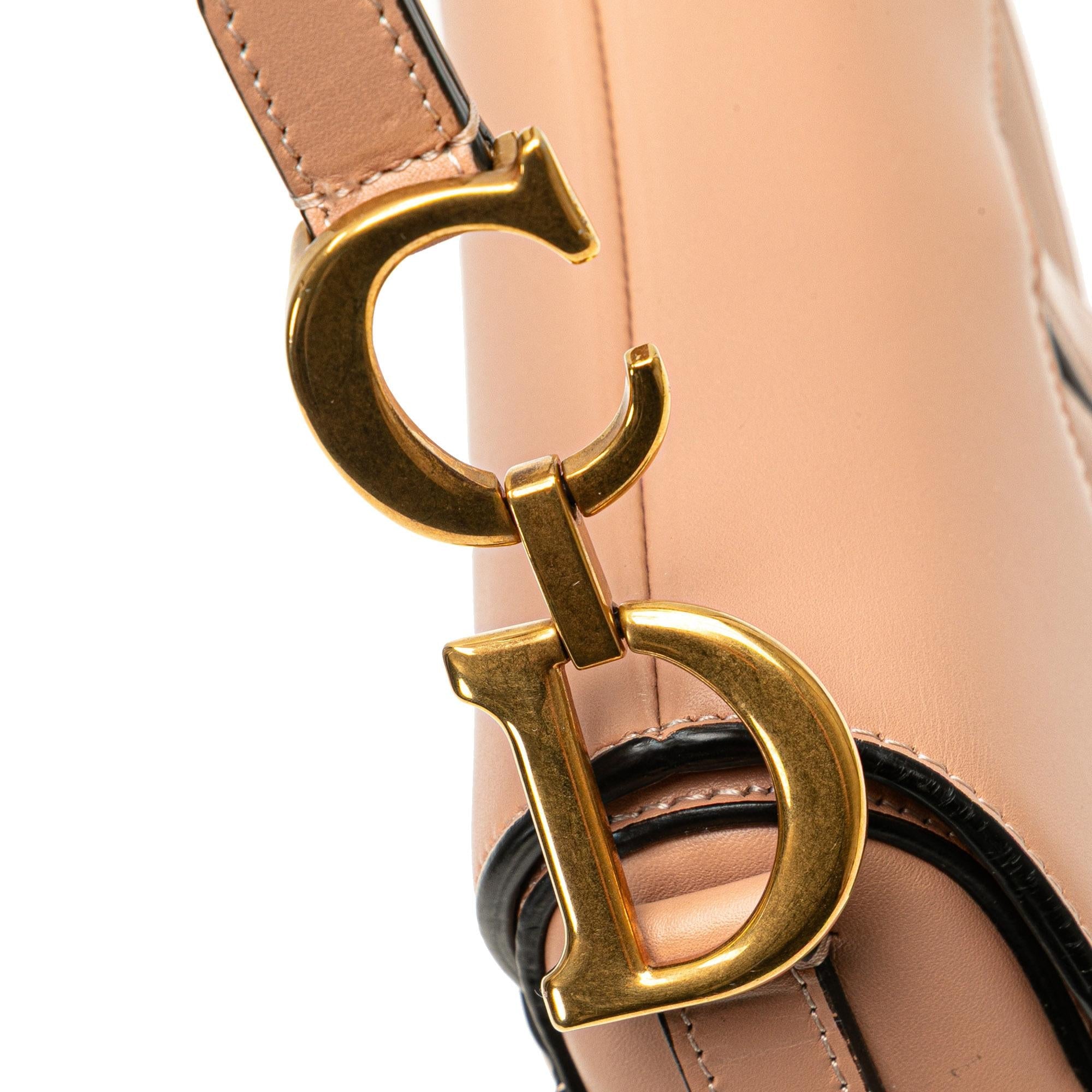 Dior Mini Calfskin Saddle Bag