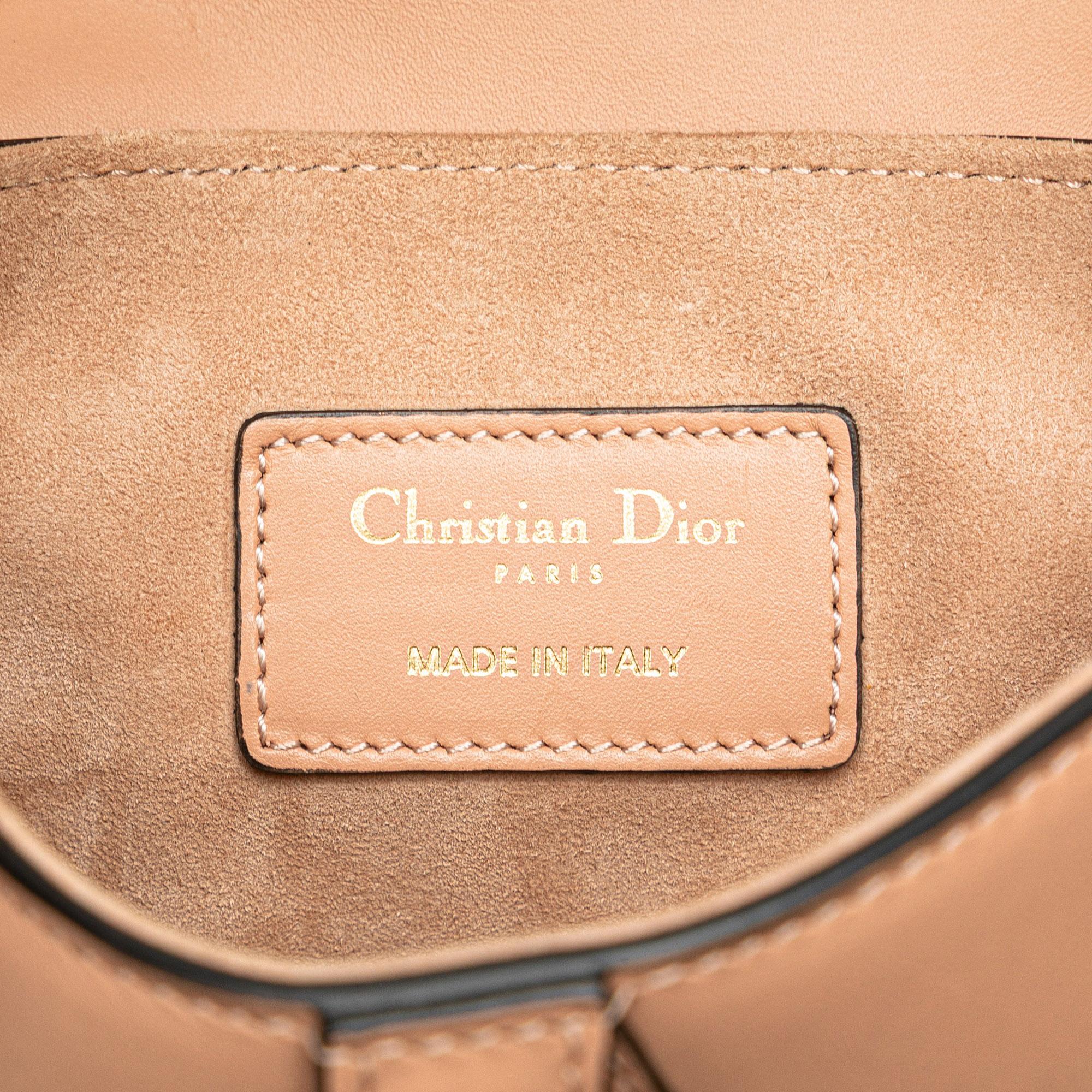 Dior Mini Calfskin Saddle Bag