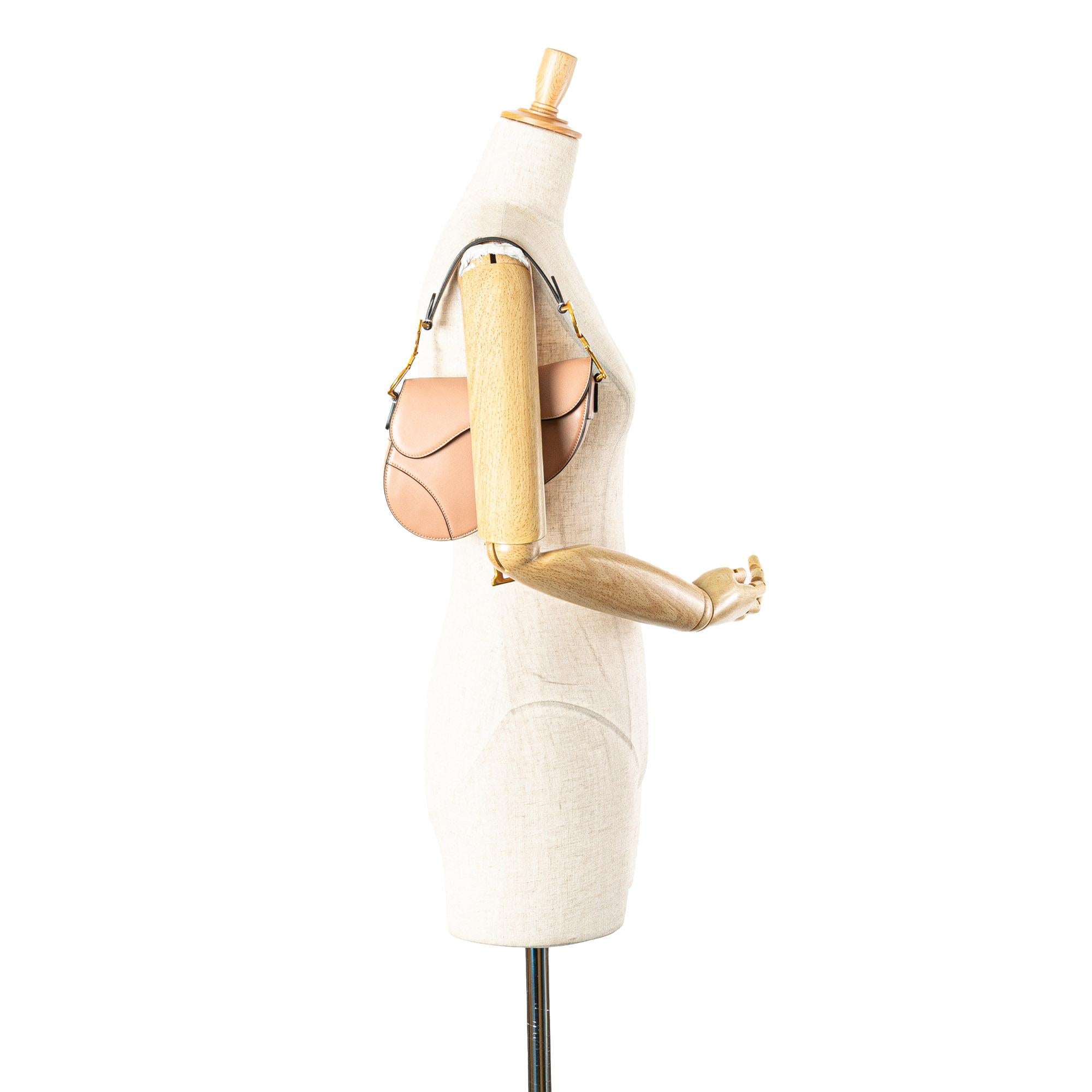 Dior Mini Calfskin Saddle Bag