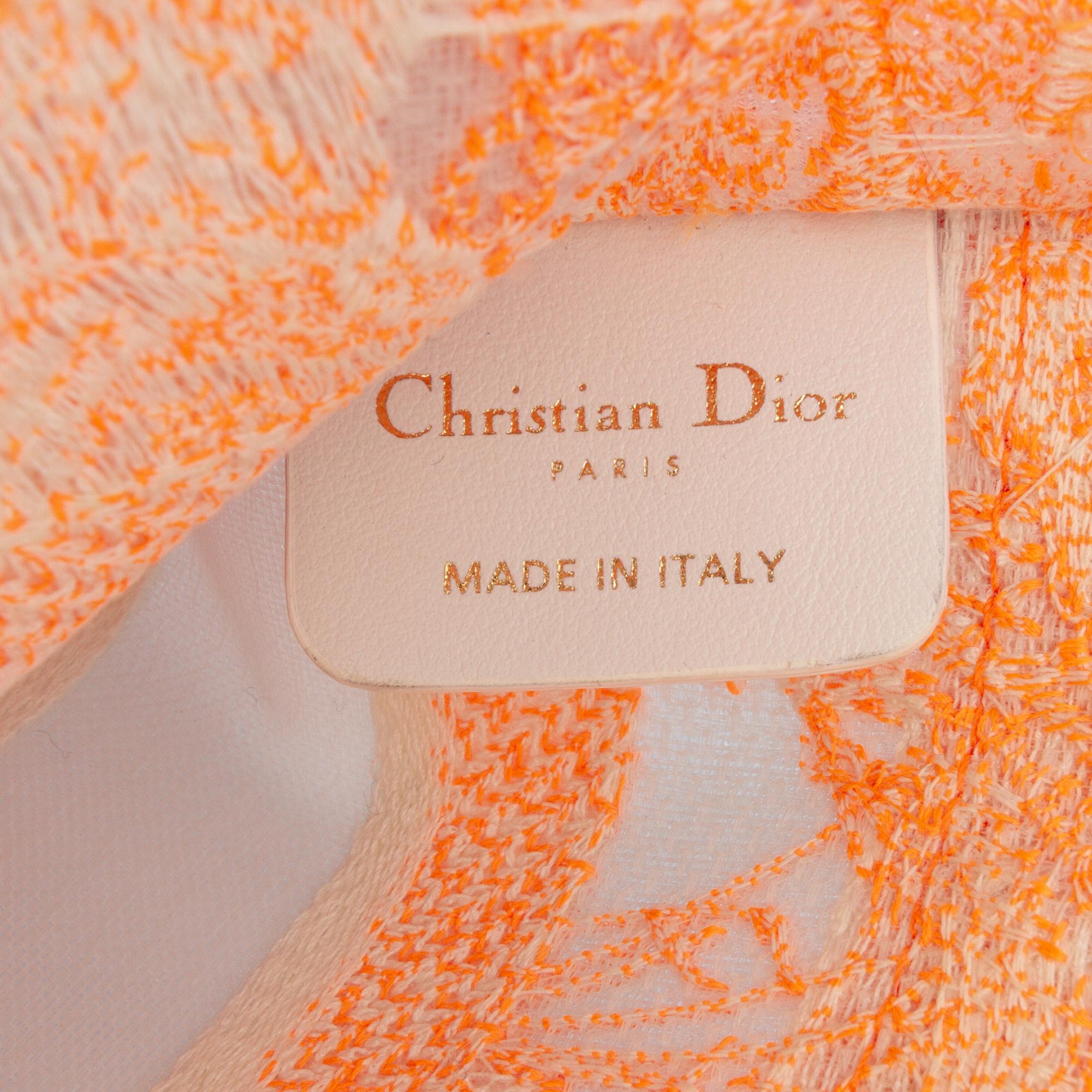 Dior Mini Canvas Embroidered Dioriviera Toile De Jouy Book Tote