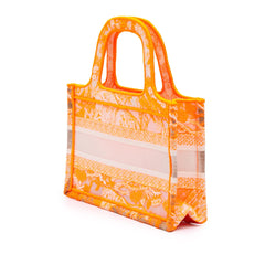 Dior Mini Canvas Embroidered Dioriviera Toile De Jouy Book Tote