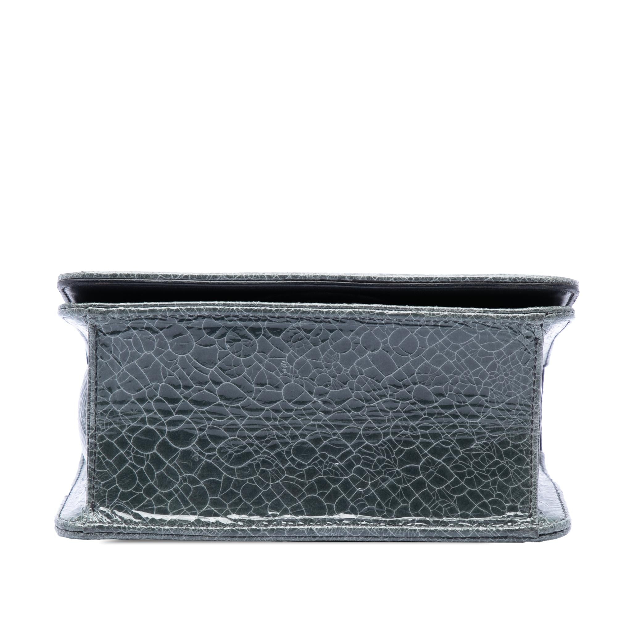 Dior Mini Crackled Deerskin Diorama Flap