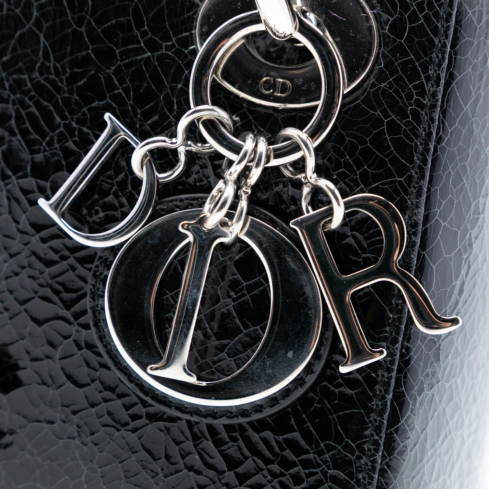 Dior Mini Deerskin Ceramic Effect Jeweled Swan Lady Dior