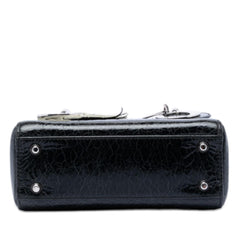 Dior Mini Deerskin Ceramic Effect Jeweled Swan Lady Dior