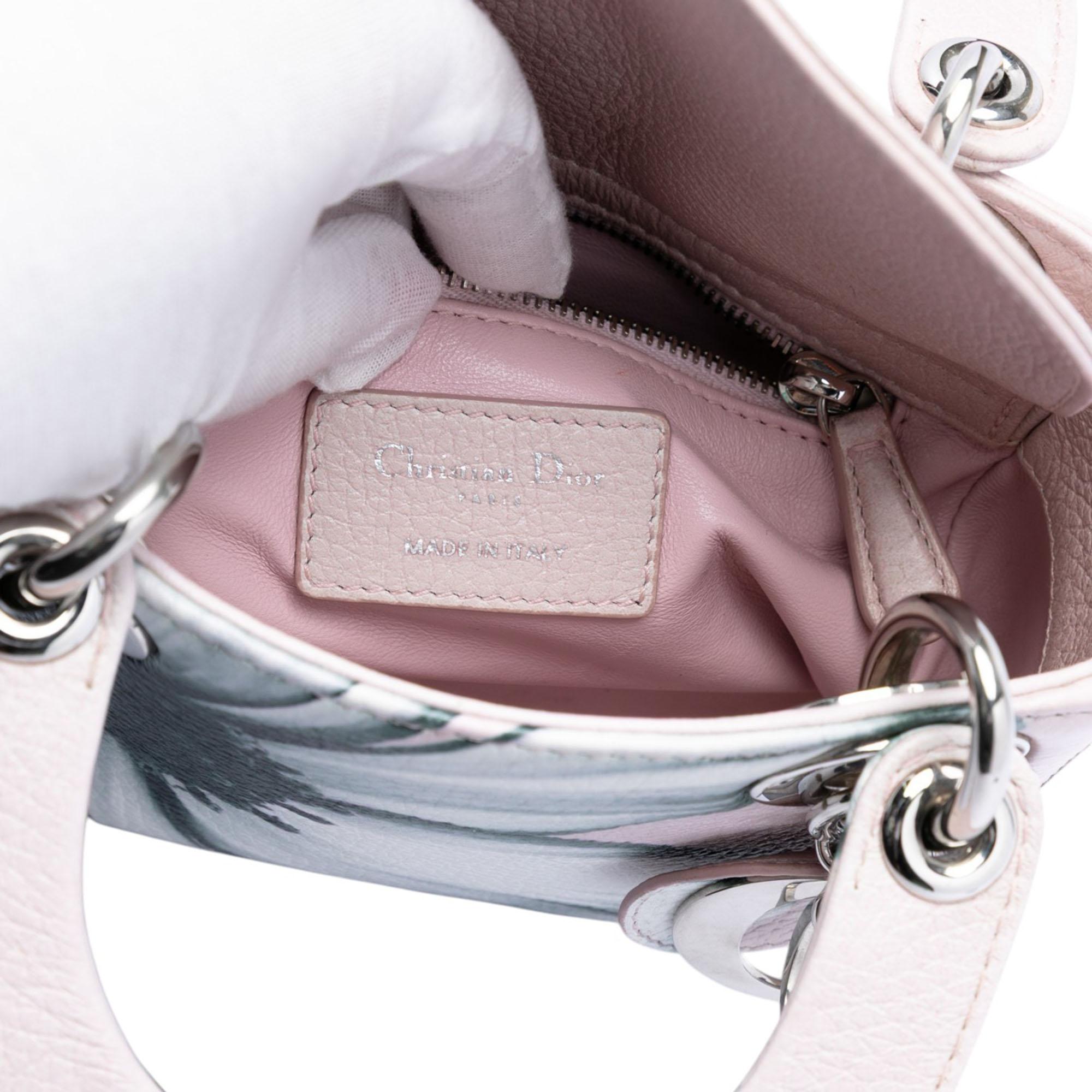 Dior Mini Deerskin Floral Printed Lady Dior