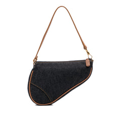 Dior Mini Denim Saddle Pochette