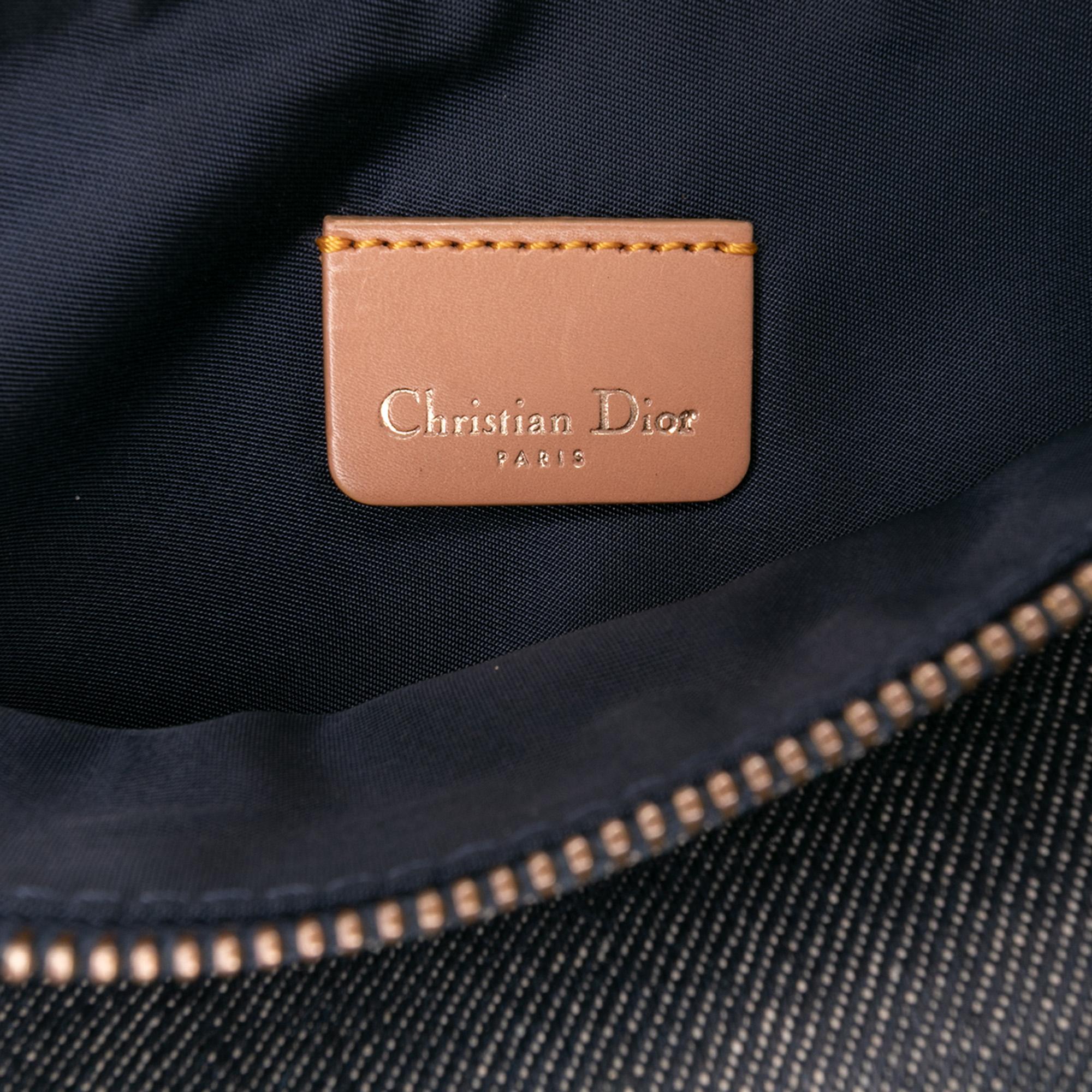 Dior Mini Denim Saddle Pochette