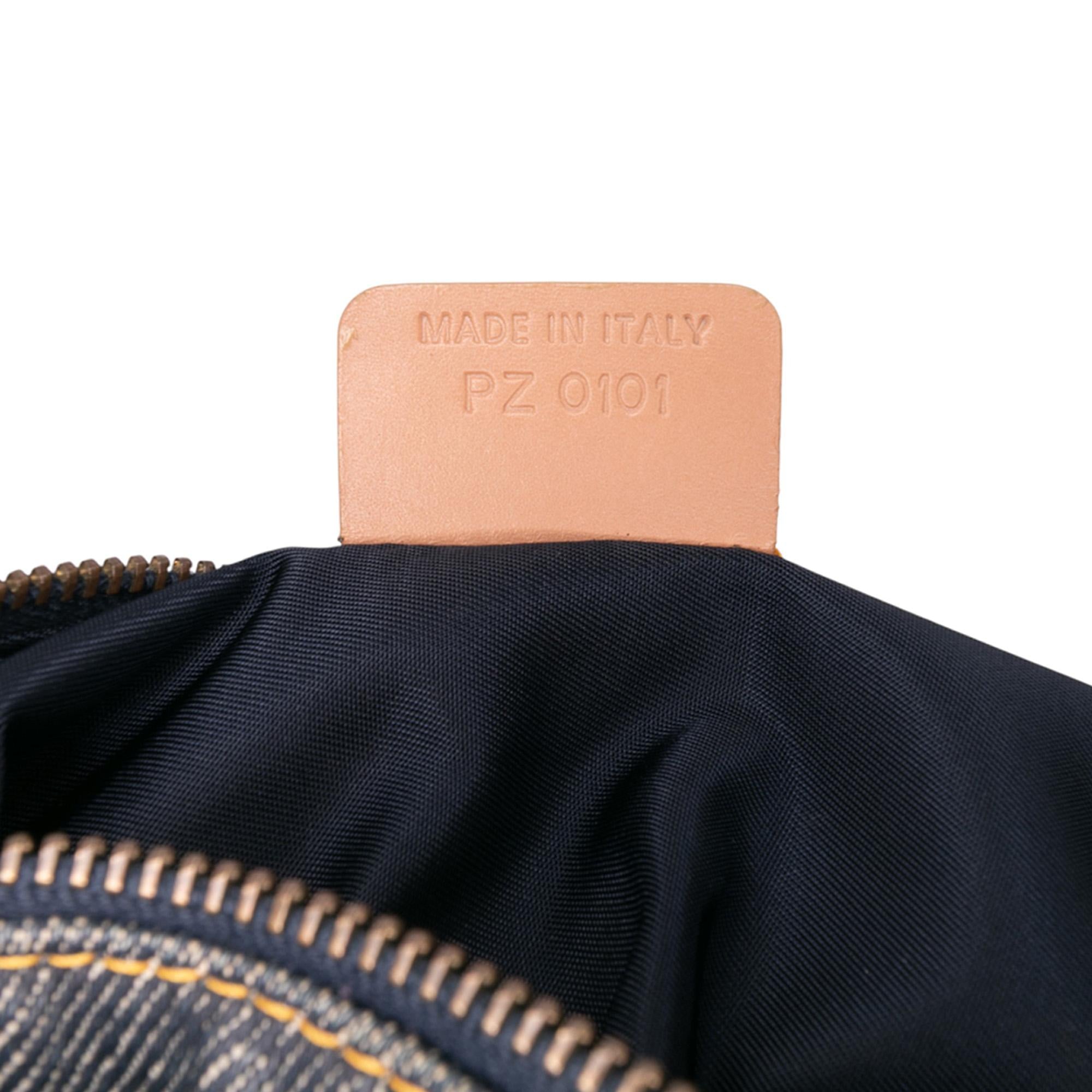 Dior Mini Denim Saddle Pochette