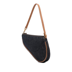 Dior Mini Denim Saddle Pochette