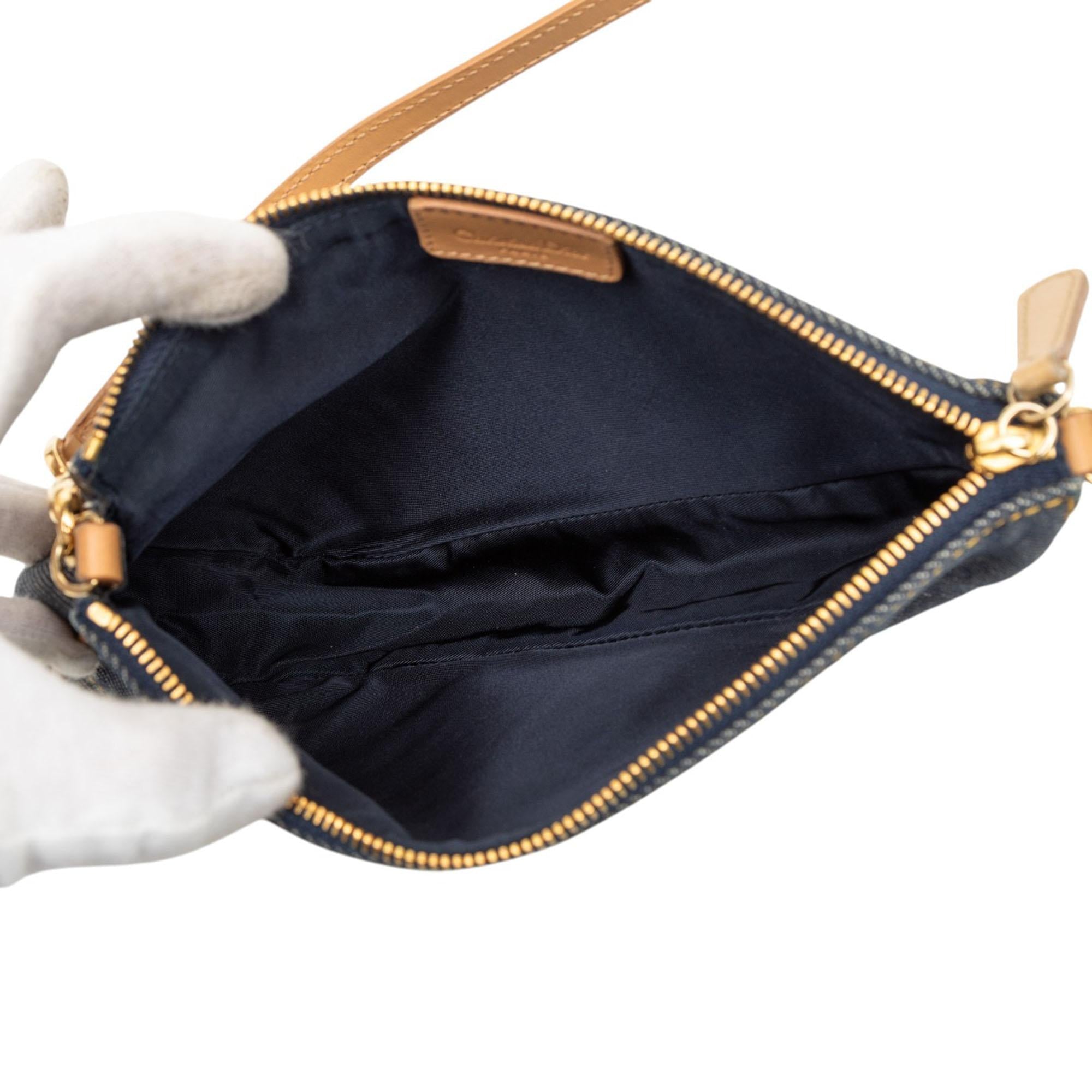 Dior Mini Denim Saddle Pochette