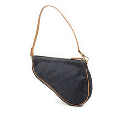 Dior Mini Denim Saddle Pochette