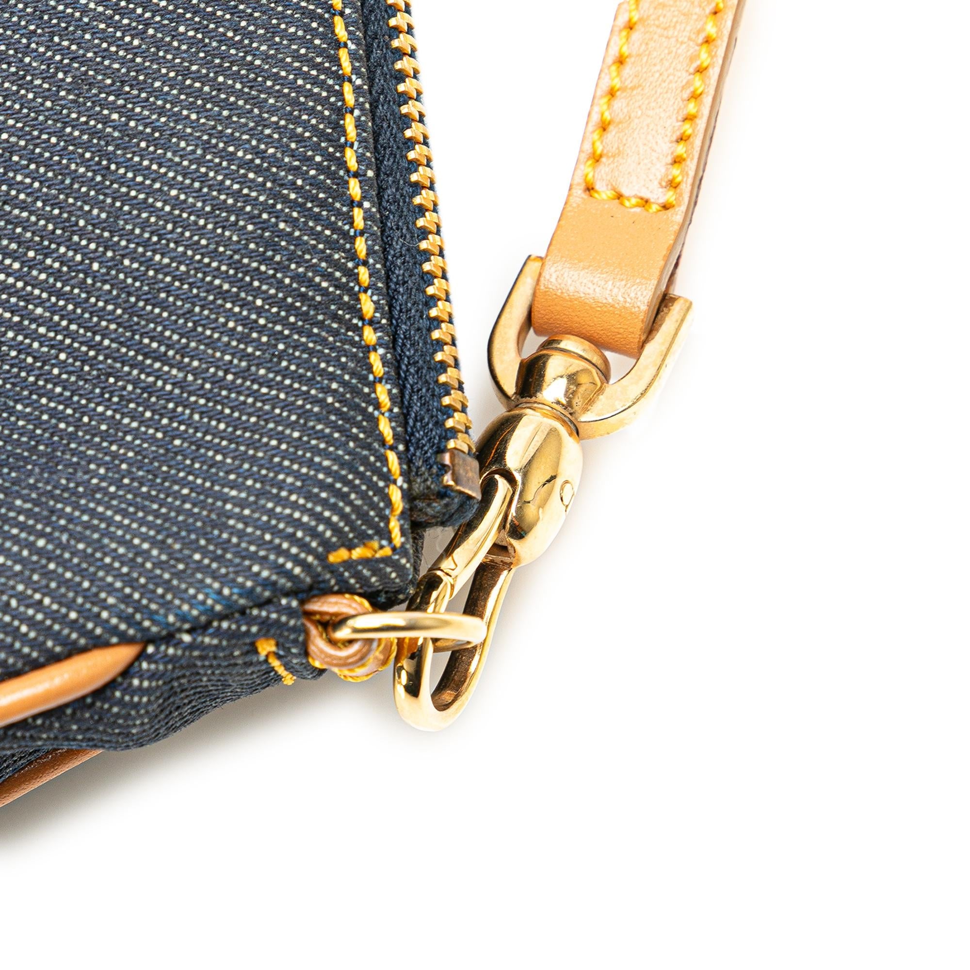 Dior Mini Denim Saddle Pochette