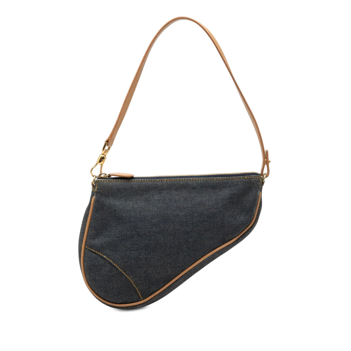 Dior Mini Denim Saddle Pochette