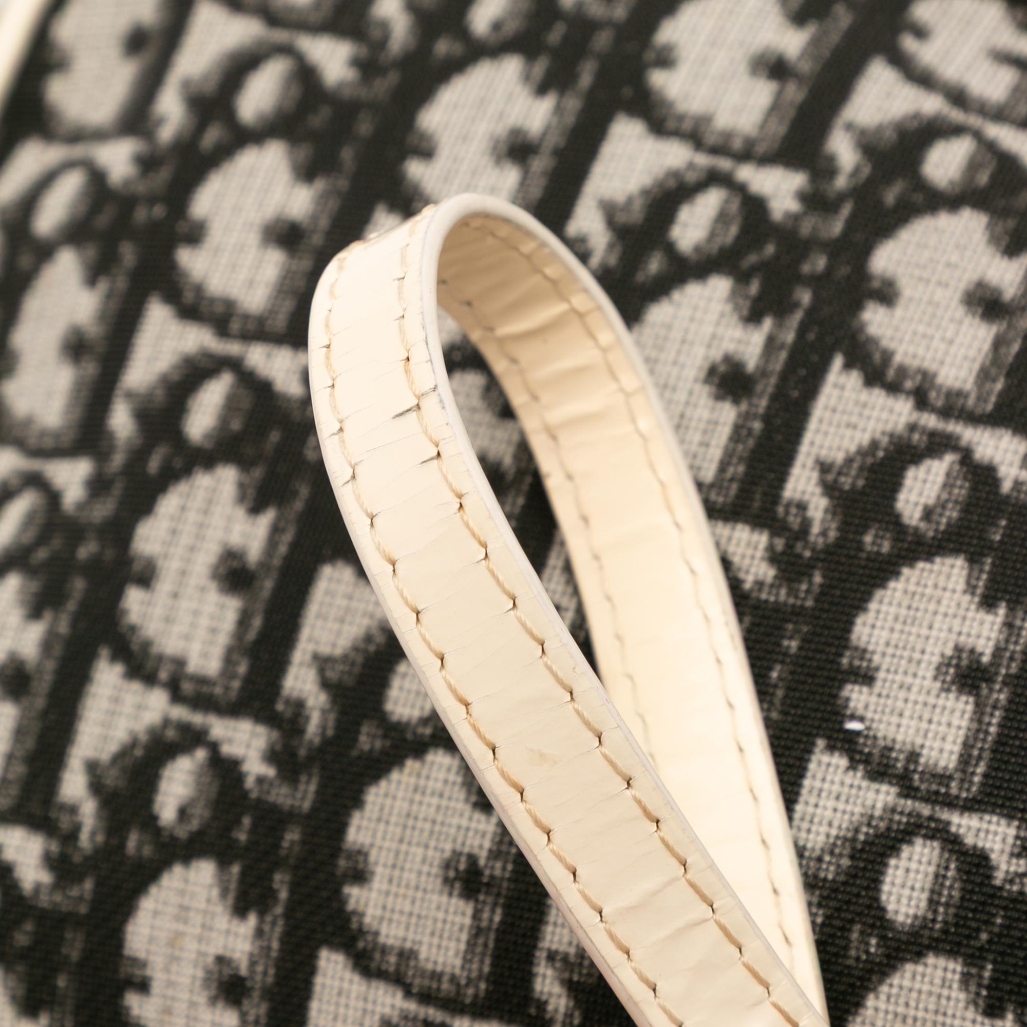 Dior Mini Diorissimo Canvas Saddle Pochette