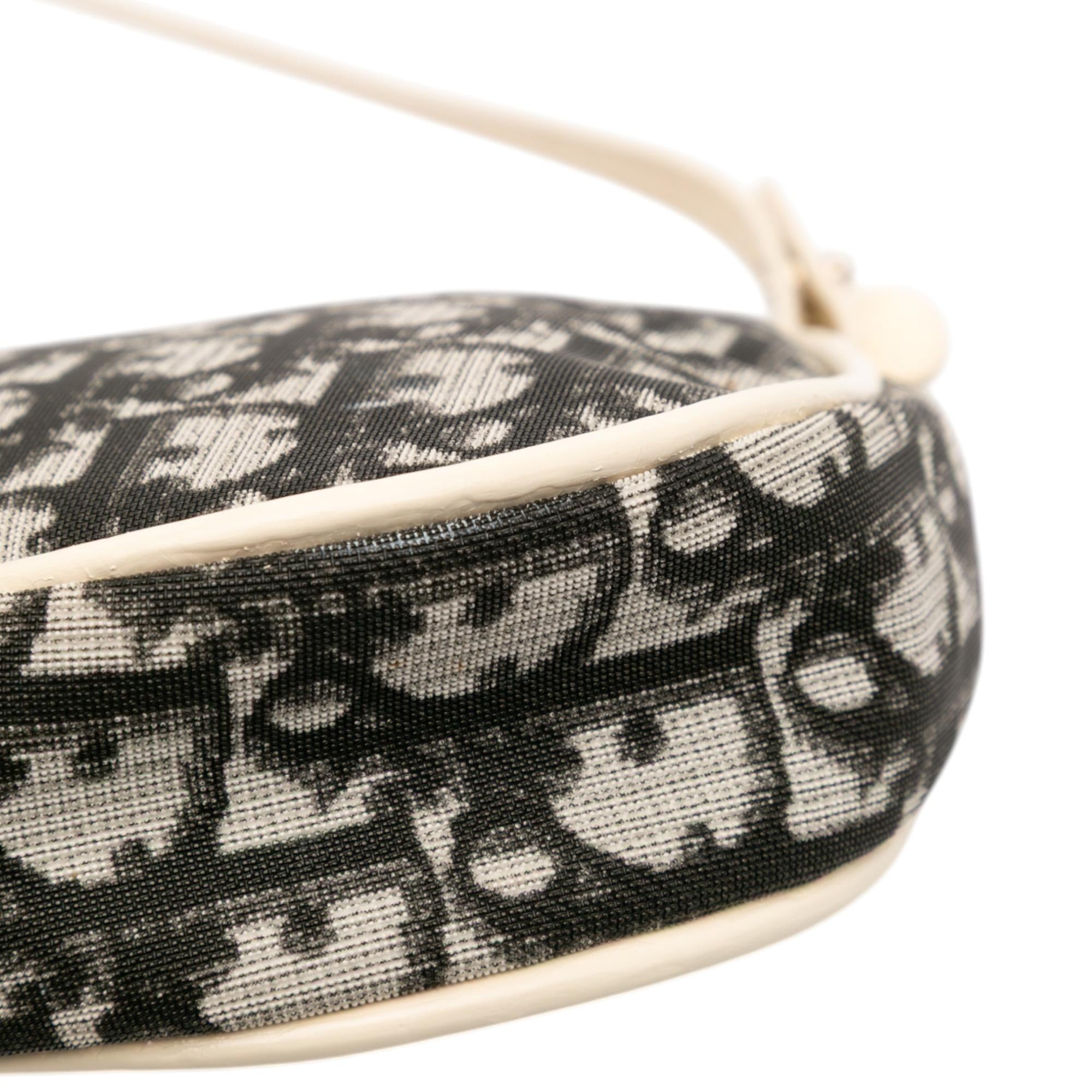 Dior Mini Diorissimo Canvas Saddle Pochette