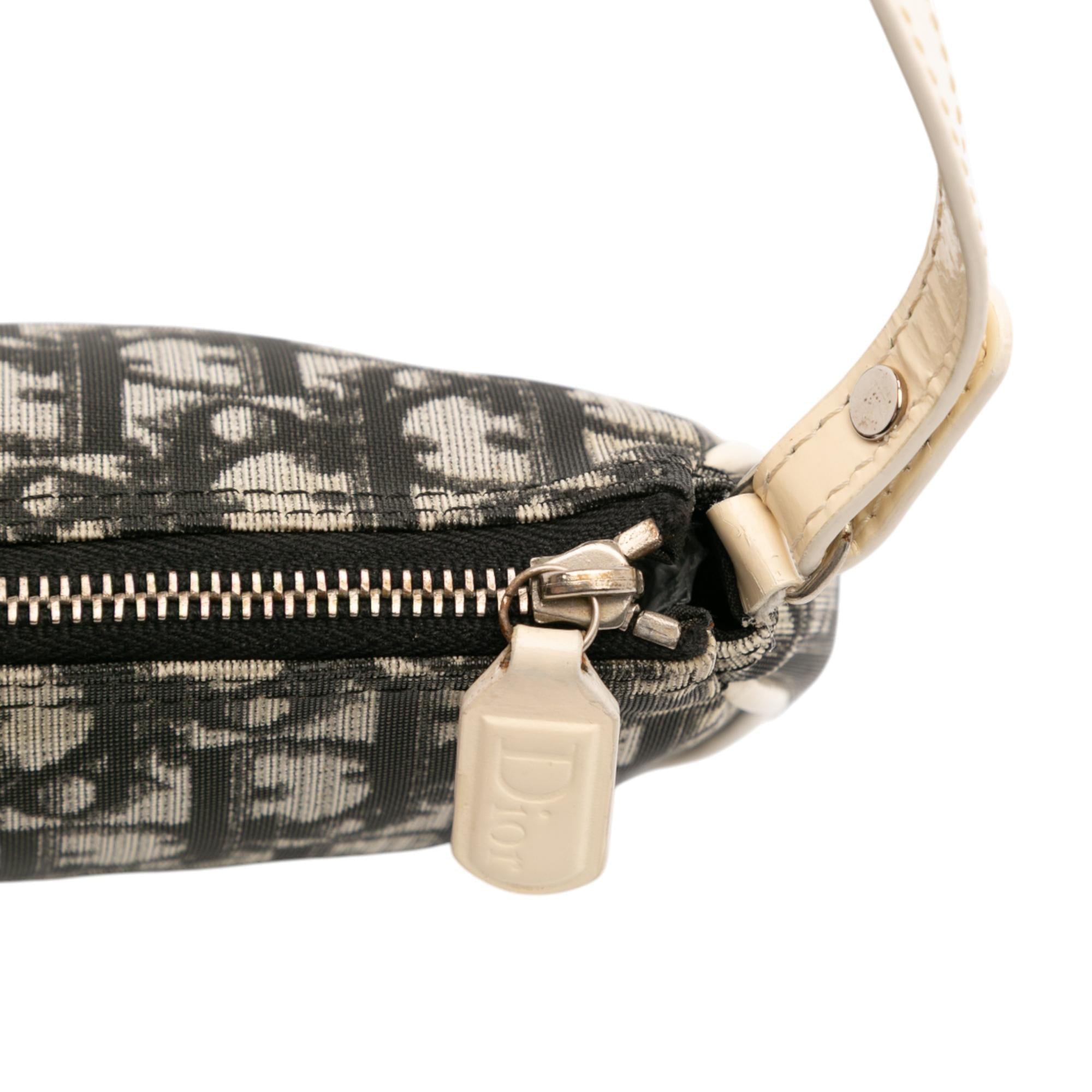 Dior Mini Diorissimo Canvas Saddle Pochette