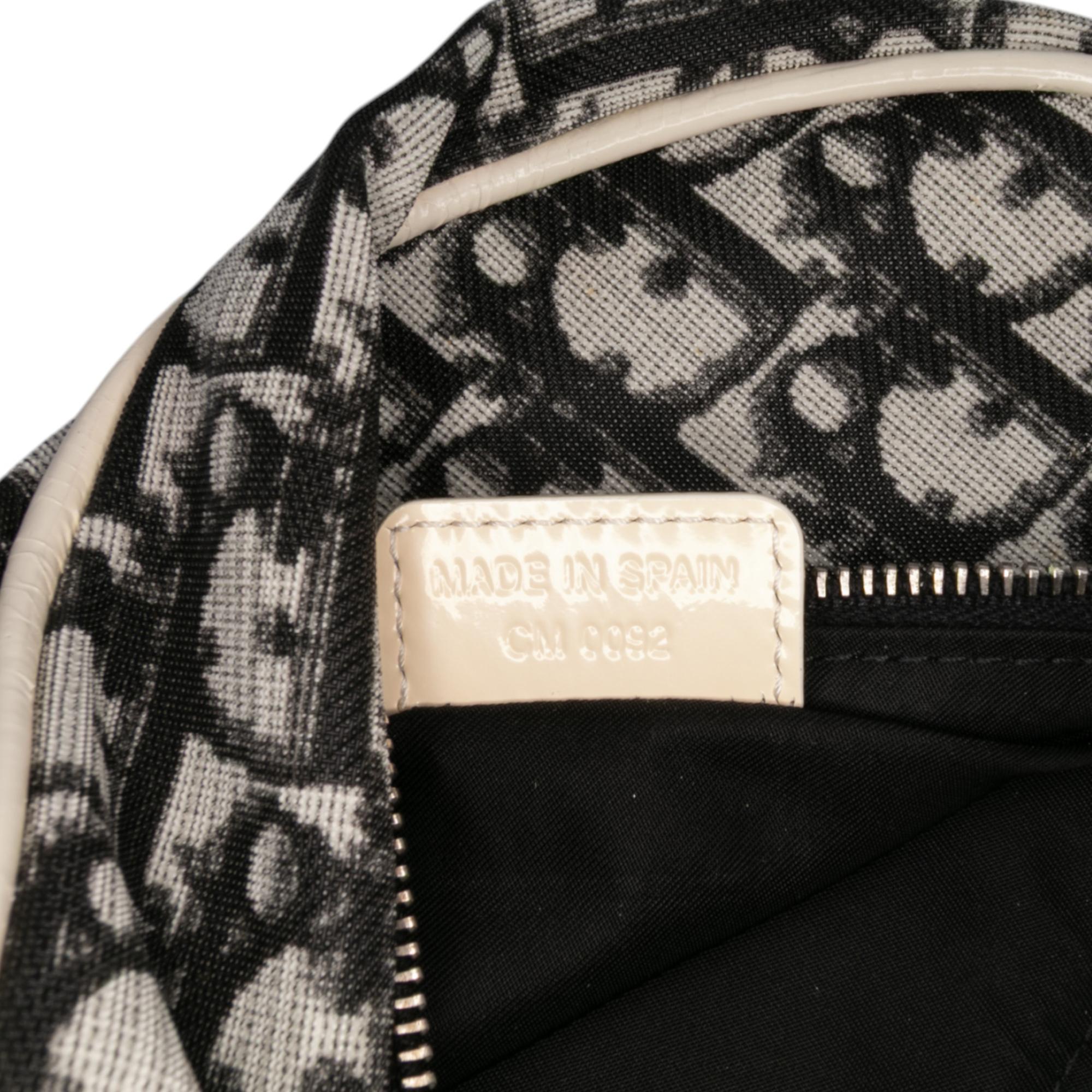 Dior Mini Diorissimo Canvas Saddle Pochette