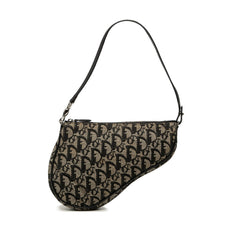 Dior Mini Diorissimo Canvas Saddle Pochette