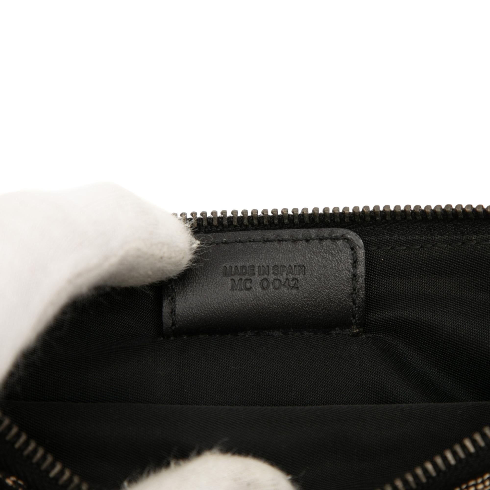 Dior Mini Diorissimo Canvas Saddle Pochette