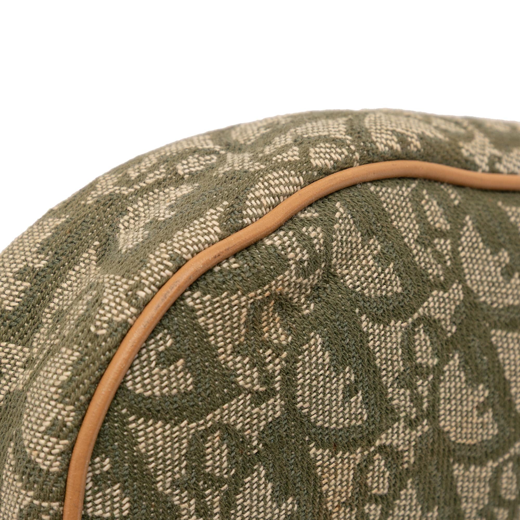 Dior Mini Diorissimo Canvas Saddle Pochette