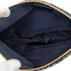 Dior Mini Diorissimo Canvas Saddle Pochette
