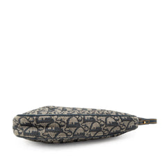 Dior Mini Diorissimo Canvas Saddle Pochette
