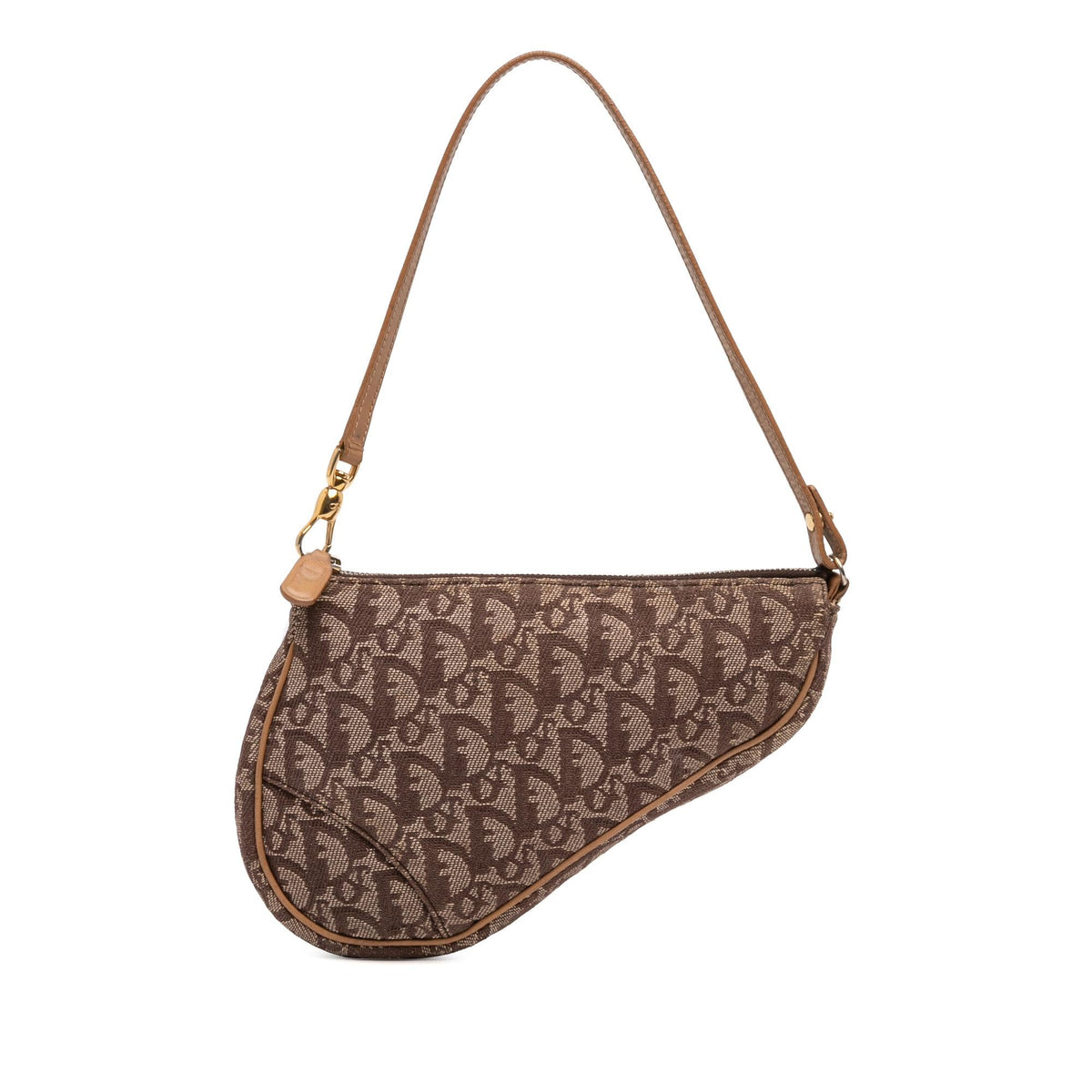 Dior Mini Diorissimo Canvas Saddle Pochette