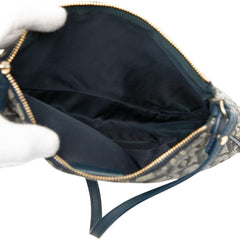 Dior Mini Diorissimo Canvas Saddle Pochette