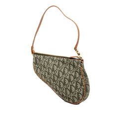 Dior Mini Diorissimo Canvas Saddle Pochette