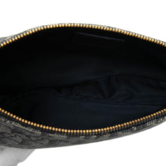 Dior Mini Diorissimo Canvas Saddle Pochette