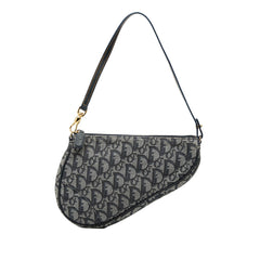 Dior Mini Diorissimo Canvas Saddle Pochette