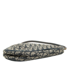 Dior Mini Diorissimo Canvas Saddle Pochette