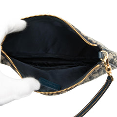 Dior Mini Diorissimo Canvas Saddle Pochette