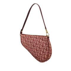 Dior Mini Diorissimo Canvas Saddle Pochette