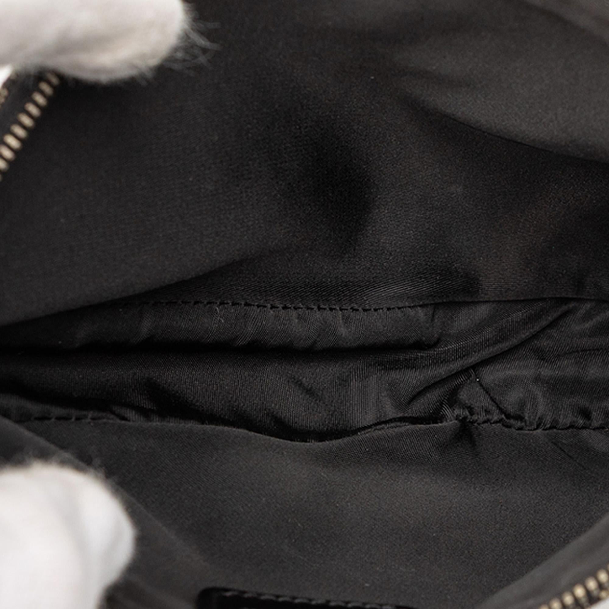 Dior Mini Diorissimo Canvas Saddle Pochette