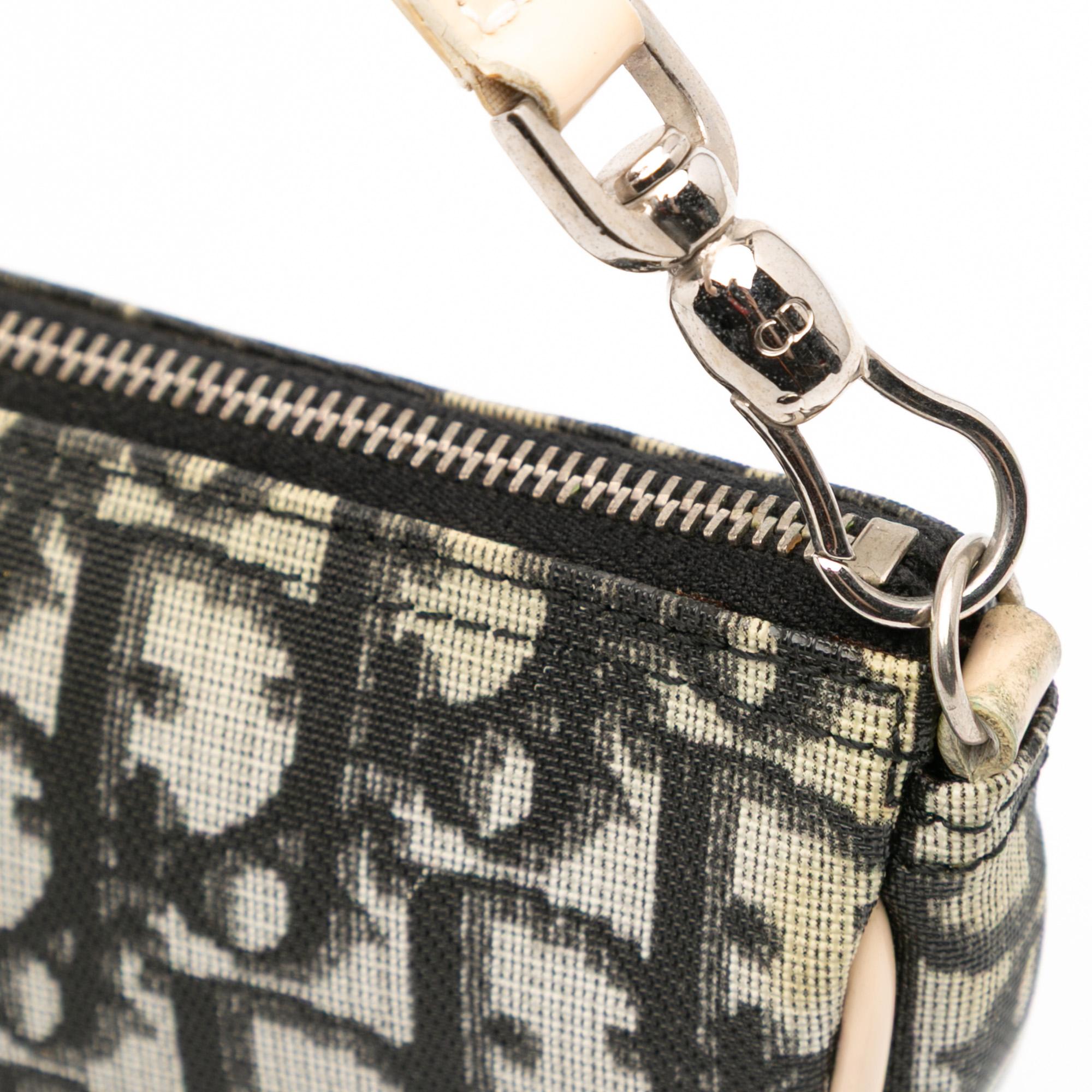 Dior Mini Diorissimo Coated Canvas Saddle Pochette