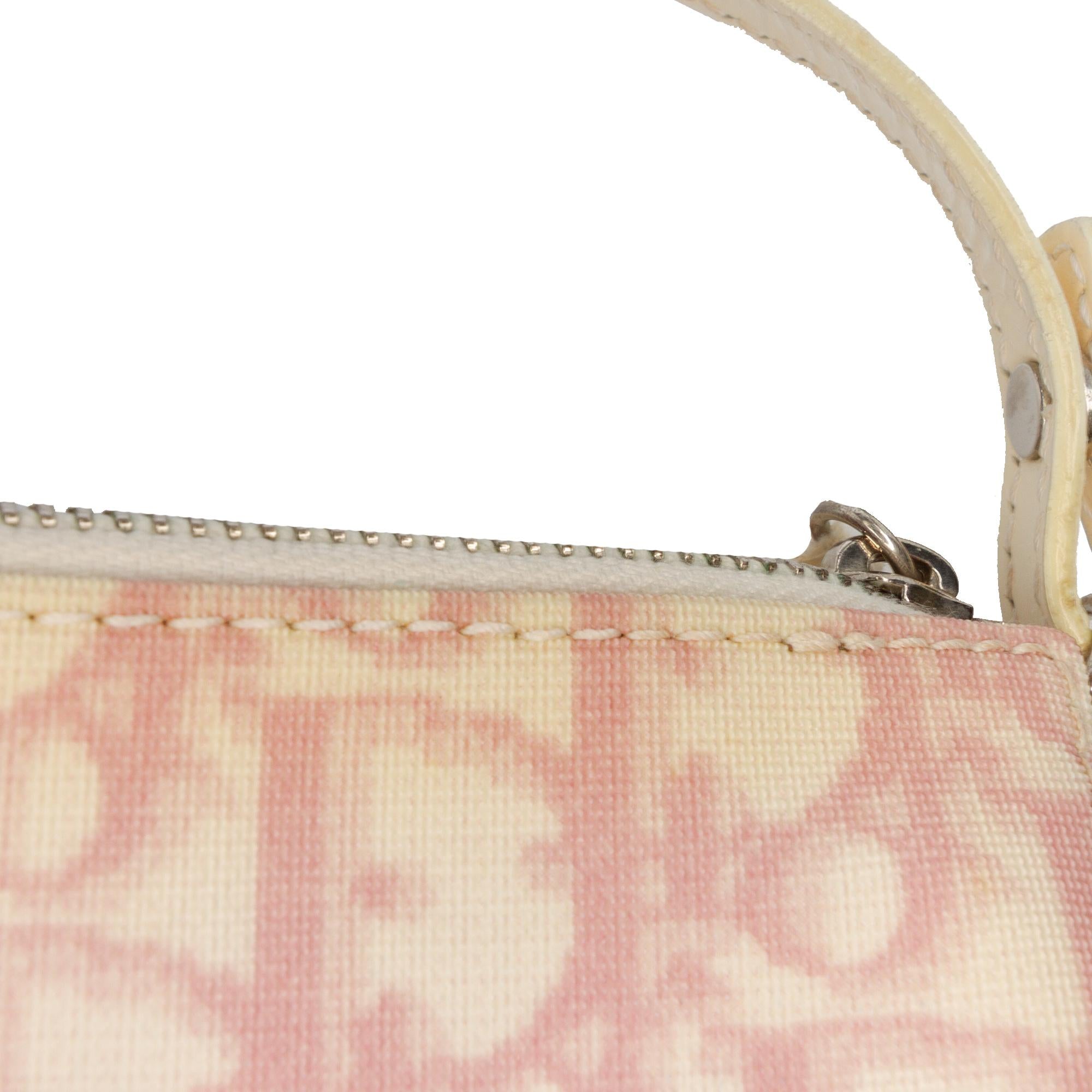 Dior Mini Diorissimo Coated Canvas Saddle Pochette