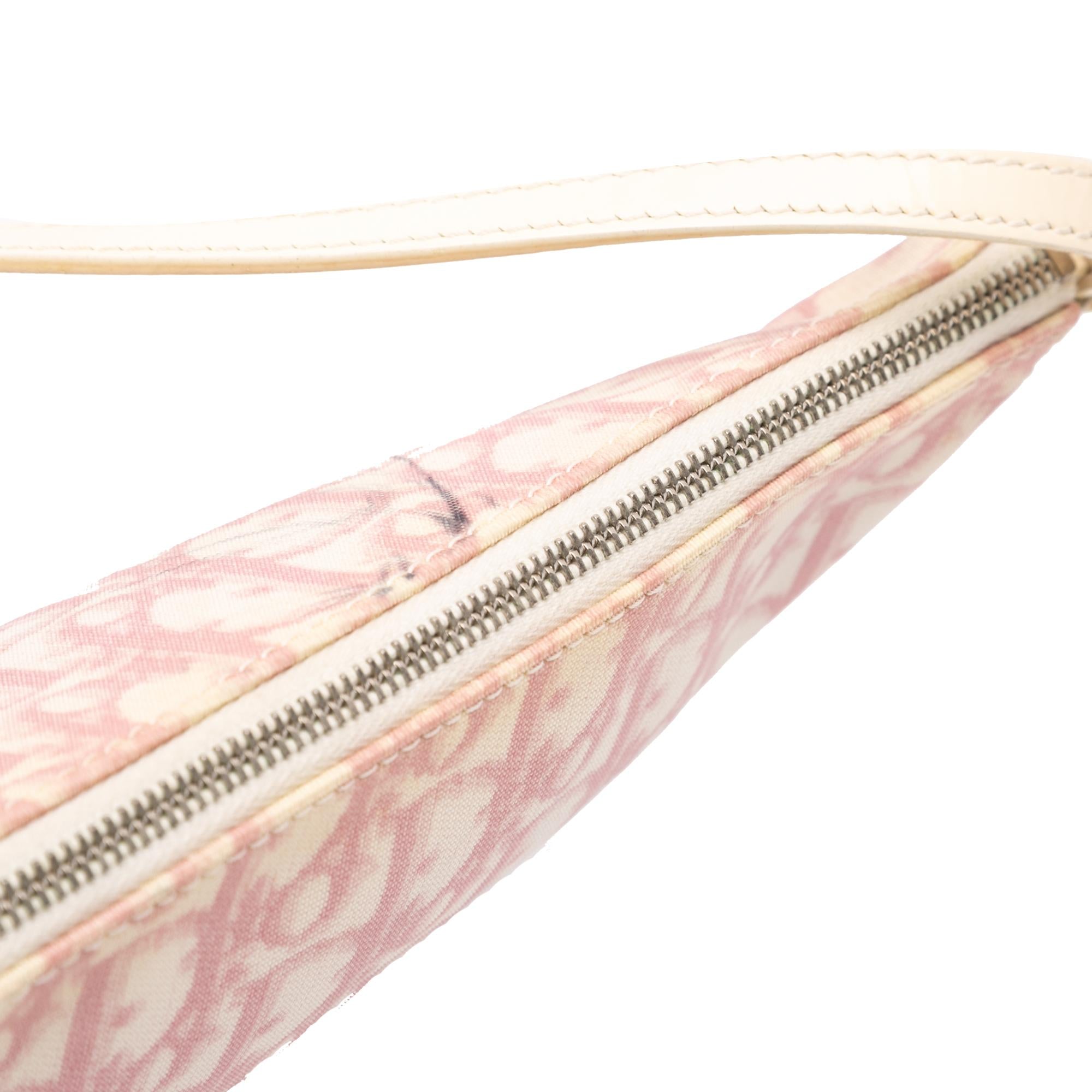 Dior Mini Diorissimo Coated Canvas Saddle Pochette