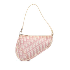 Dior Mini Diorissimo Coated Canvas Saddle Pochette