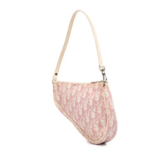 Dior Mini Diorissimo Coated Canvas Saddle Pochette