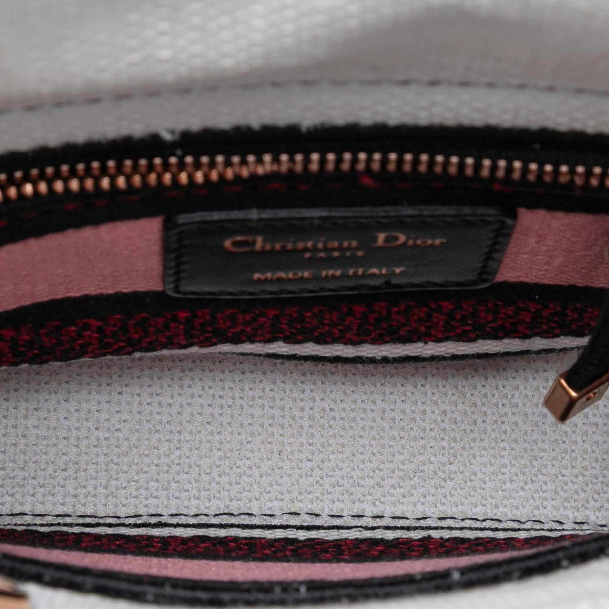 Dior Mini Embroidered Canvas Florilegio Lady D Lite