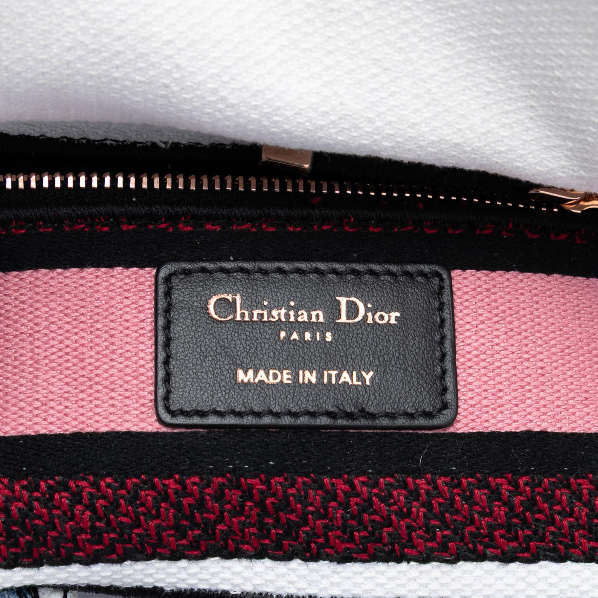 Dior Mini Embroidered Canvas Florilegio Lady D Lite