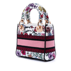 Dior Mini Embroidered Canvas Florilegio Lady D Lite