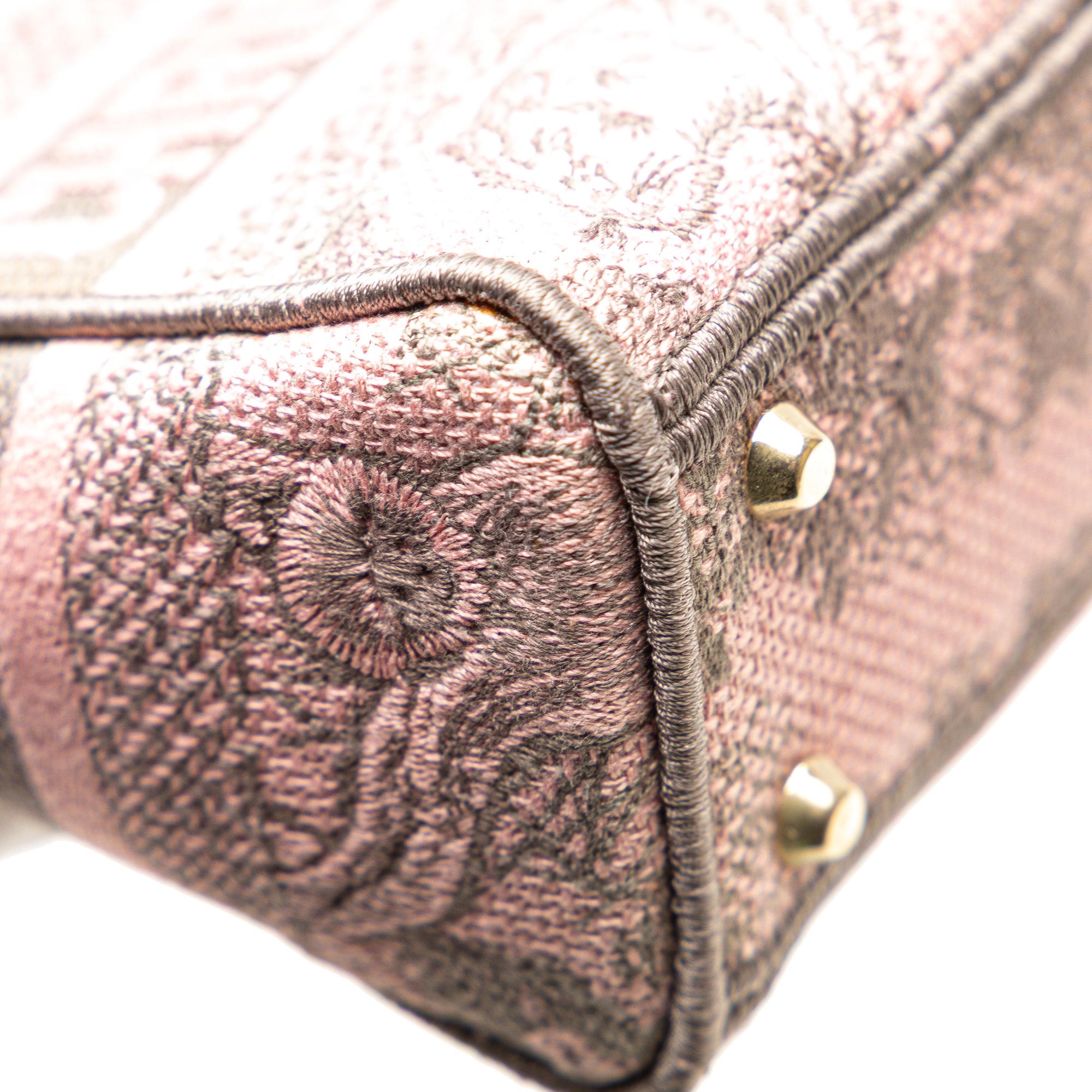 Dior Mini Embroidered Canvas Toile De Jouy Lady D Lite