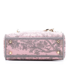 Dior Mini Embroidered Canvas Toile De Jouy Lady D Lite