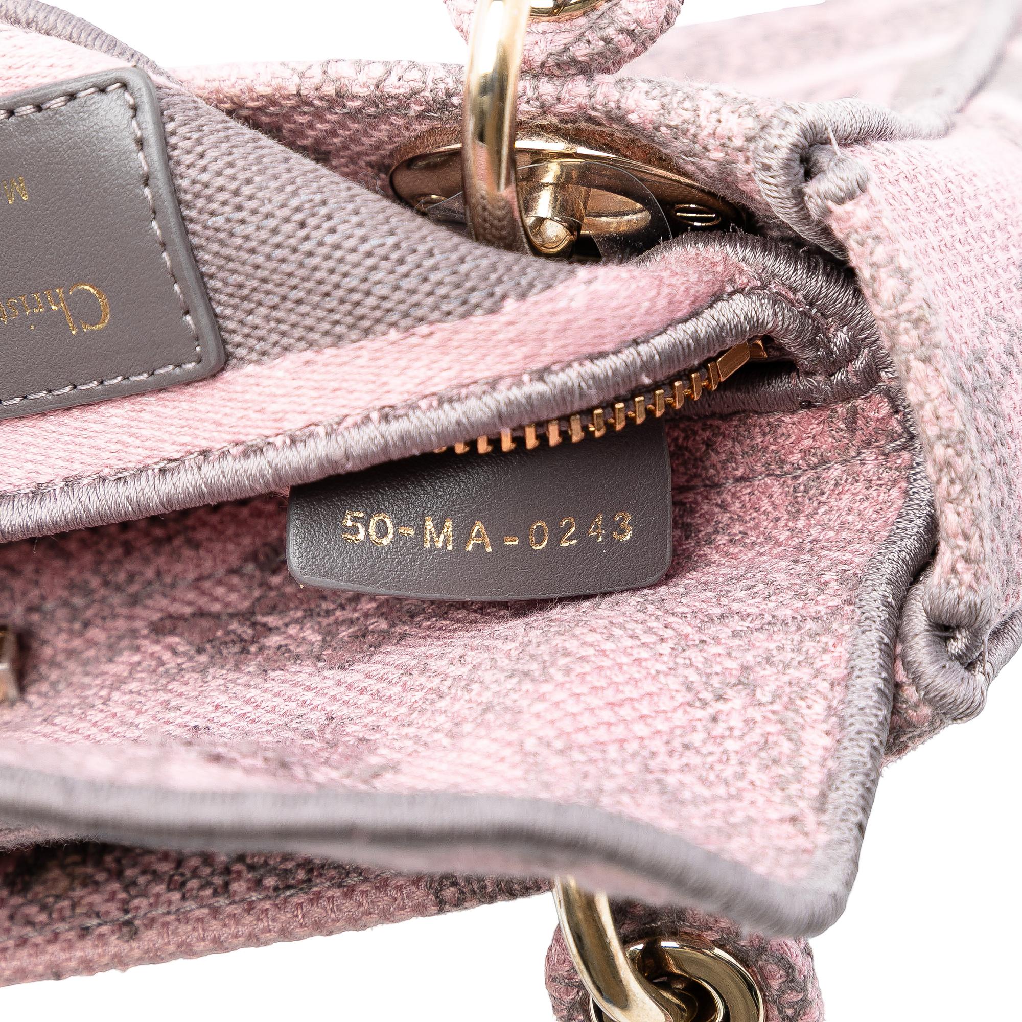 Dior Mini Embroidered Canvas Toile De Jouy Lady D Lite