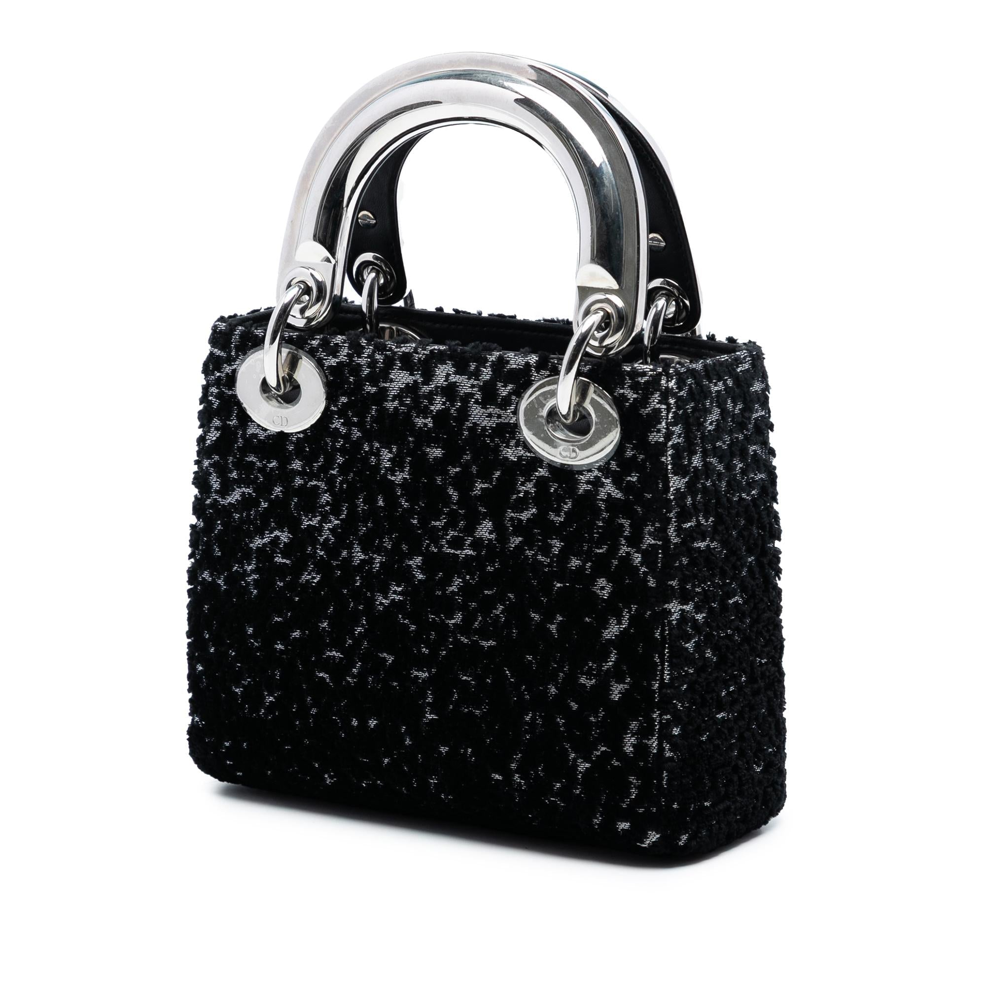 Dior Mini Fabric Lame Lady Dior